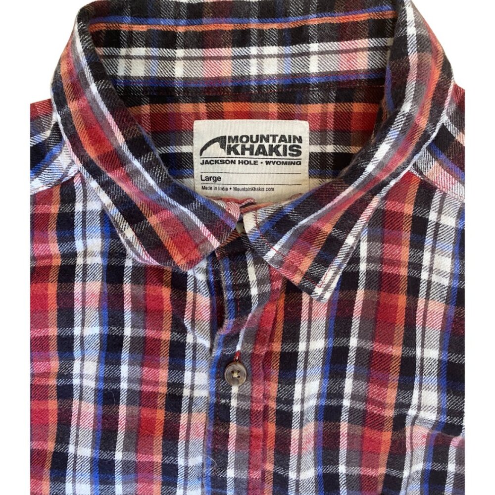 Mouintain Khakis Red, Black, Blu Plaid Shirt (Style #21305)